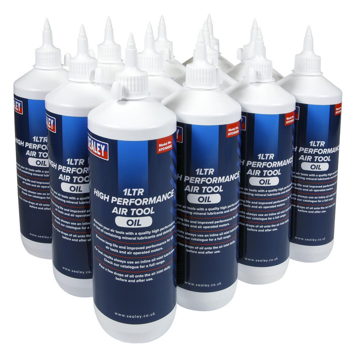 Sealey Air Tool Oil 1L - Pack of 12 ATO/1000