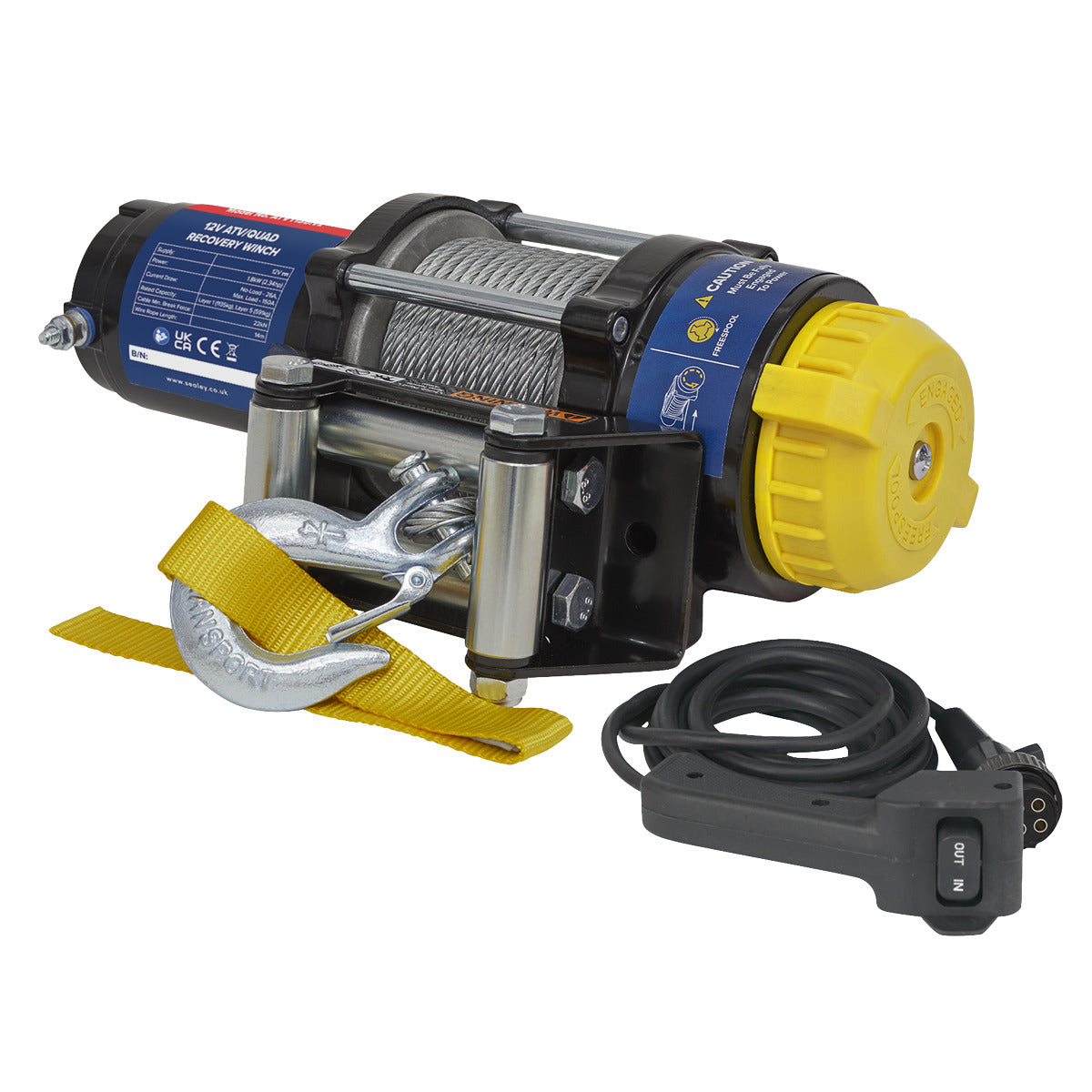 Sealey Wireless Winch ATV1135 Combo Kit ATV1135KIT