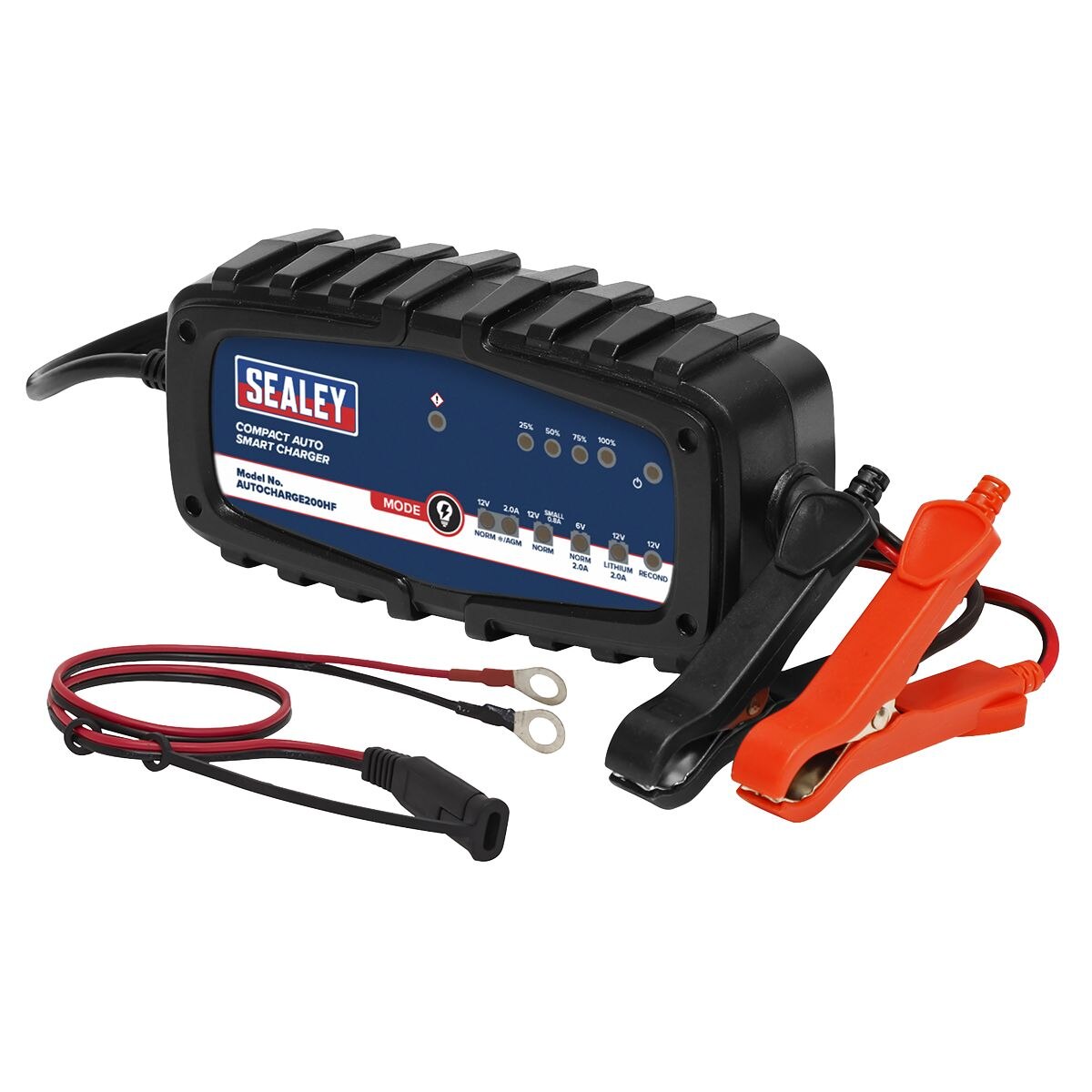 Sealey 6/12V Compact Auto Smart Charger & Maintainer 2A - Image 3