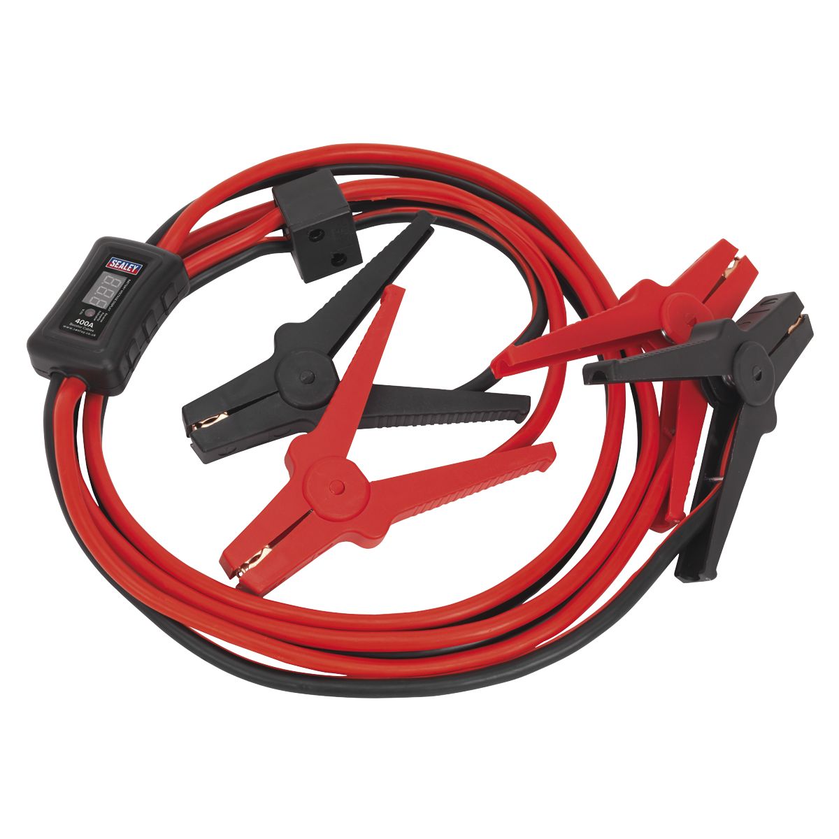 Sealey Booster Cables with Electronics Protection 16mm_ x 3m 400A - Image 1