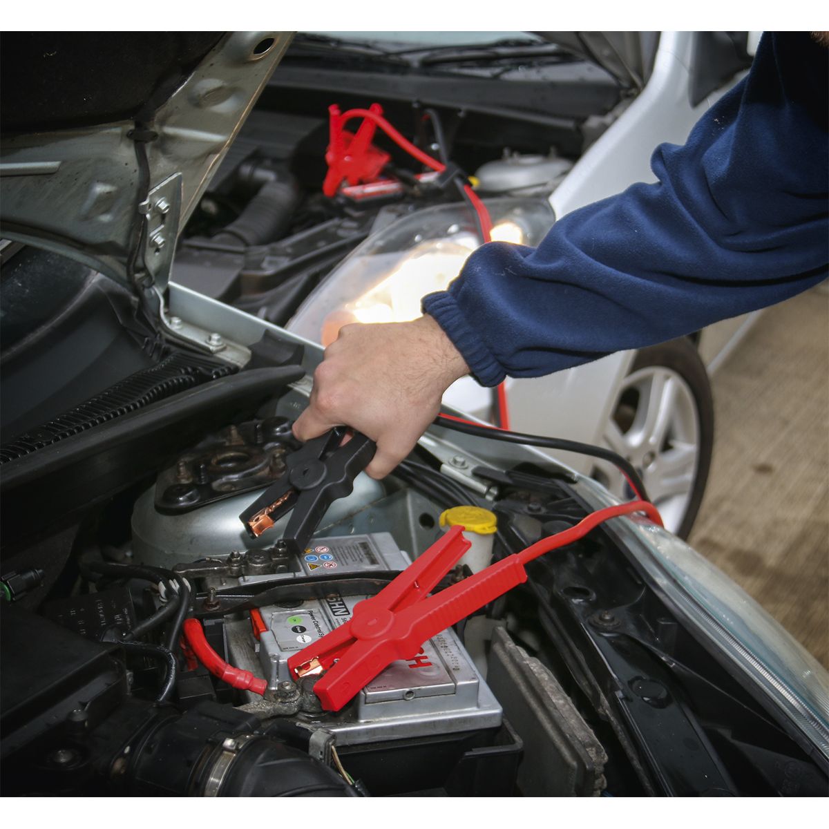 Sealey Booster Cables with Electronics Protection 16mm_ x 3m 400A - Image 2