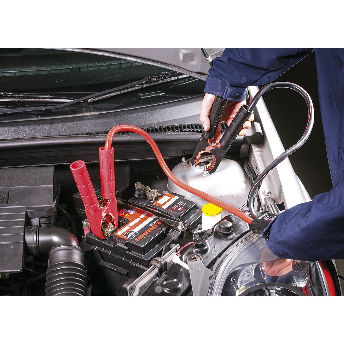 Sealey Booster Cables with Electronics Protection 25mm_ x 3.5m 600A - Image 4