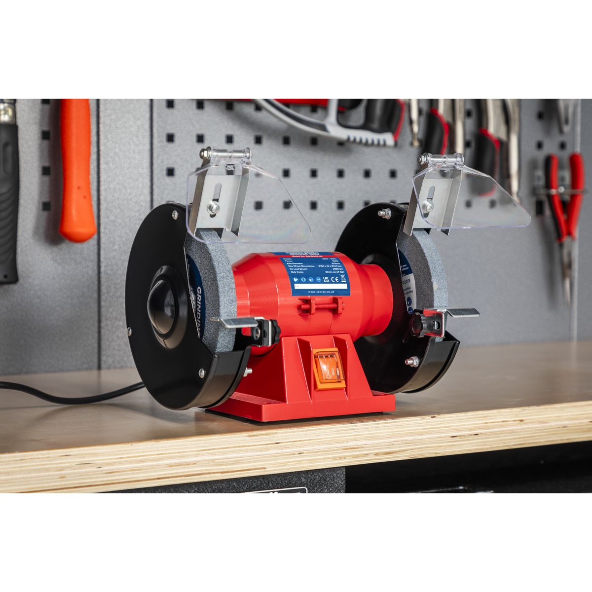Sealey 150mm Bench Grinder 150W/230V - Image 4