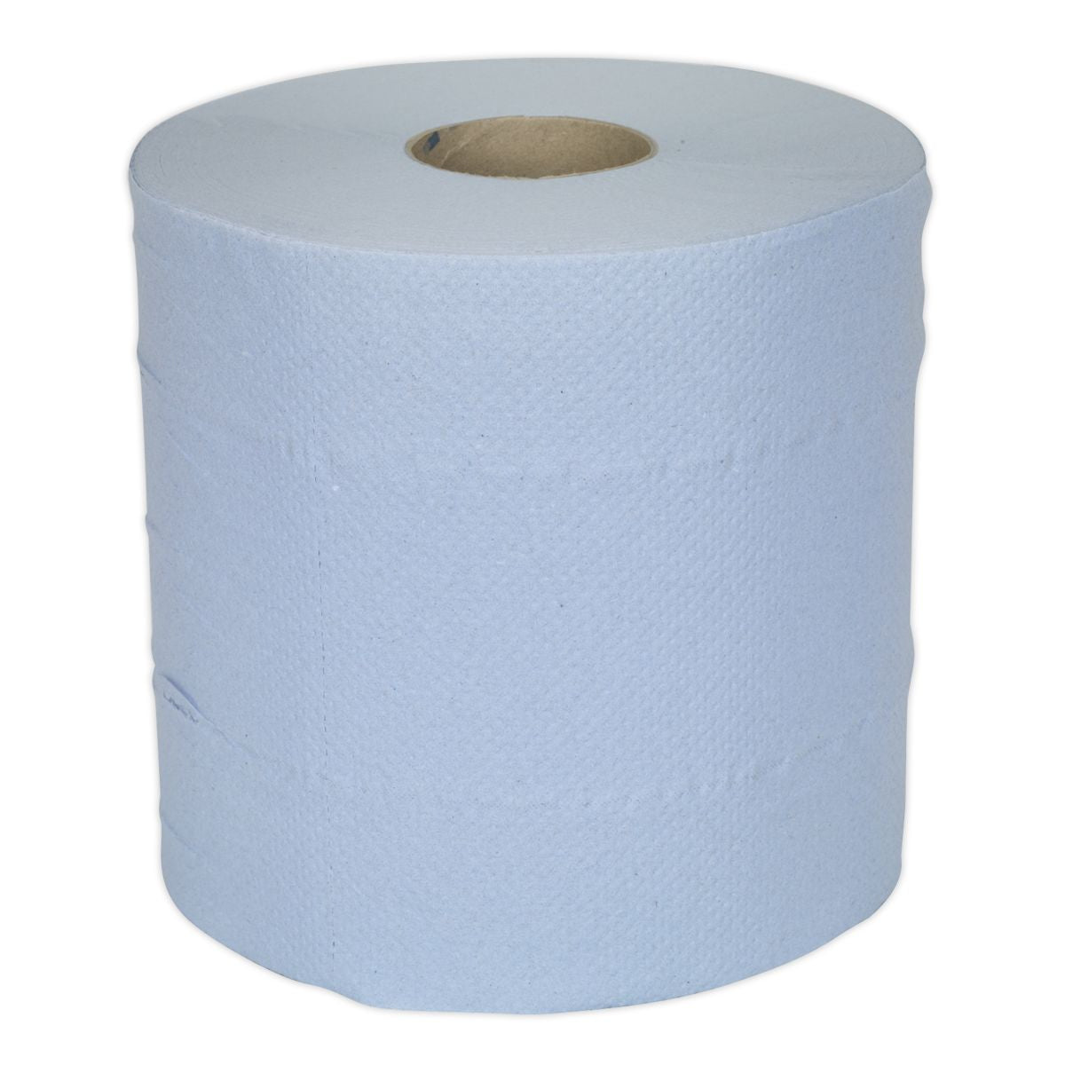 Sealey 2-Ply Embossed Blue Paper Roll 150m - Pack of 6 - Image 3