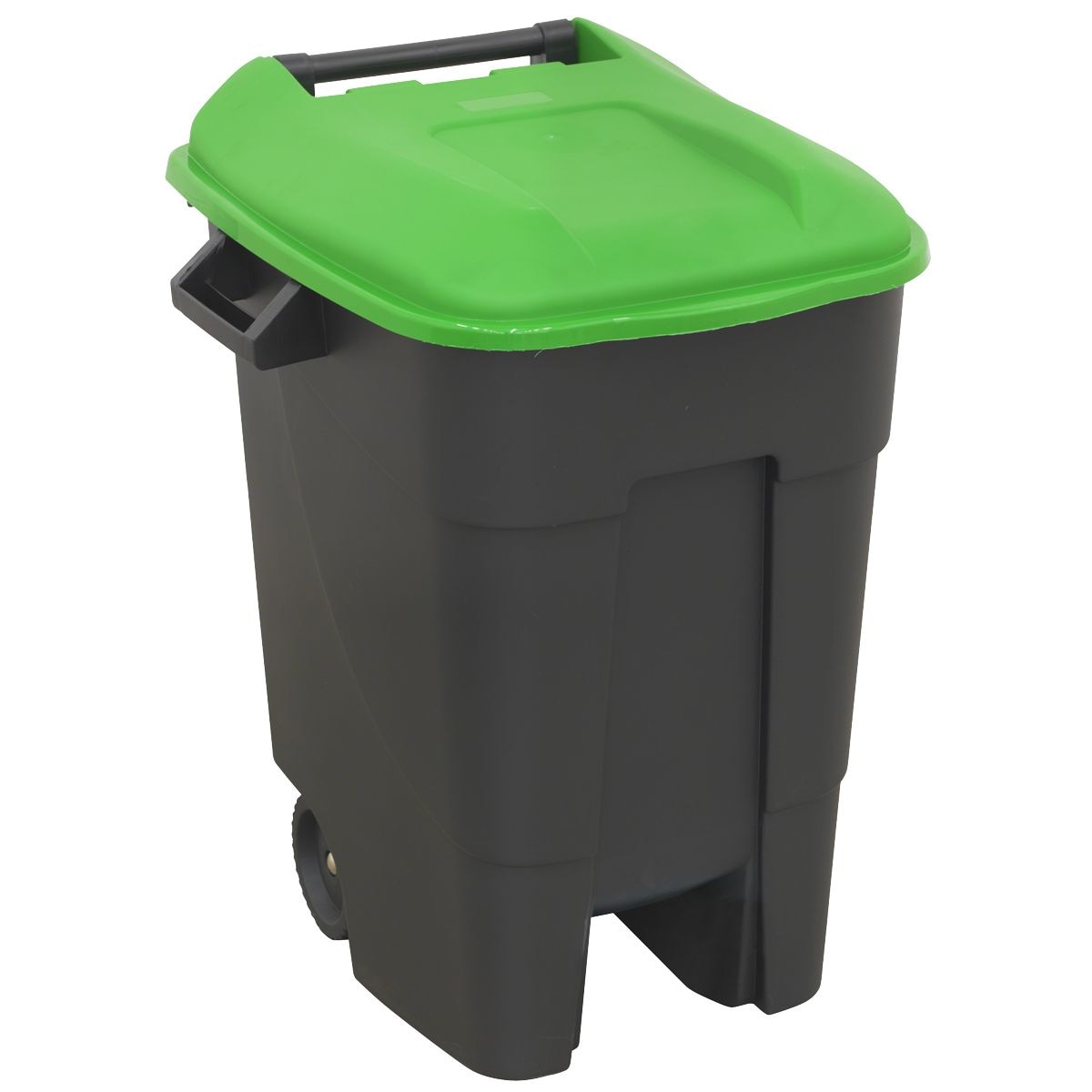 Sealey Refuse/Wheelie Bin 100L - Green - Image 1