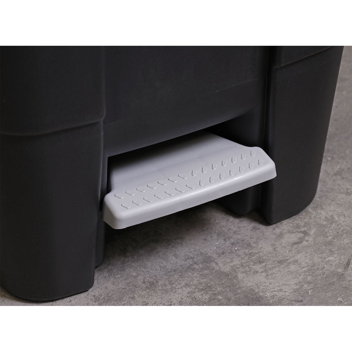Sealey Refuse/Wheelie Bin with Foot Pedal 100L - Black - Image 4