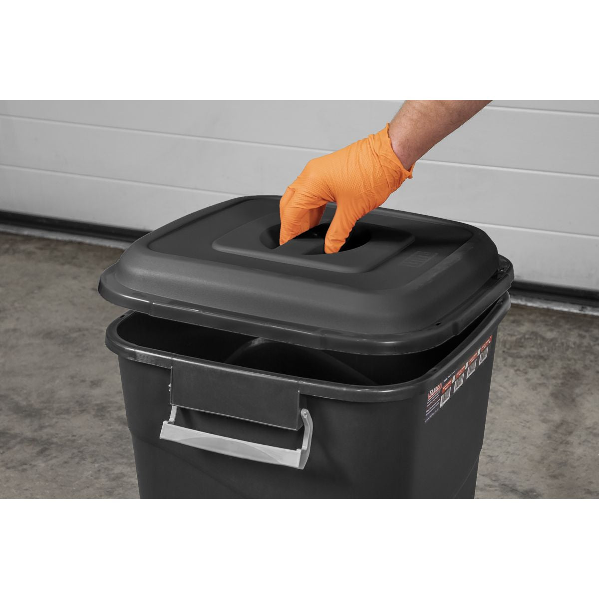 Sealey Refuse/Storage Bin 75L - Black - Image 7