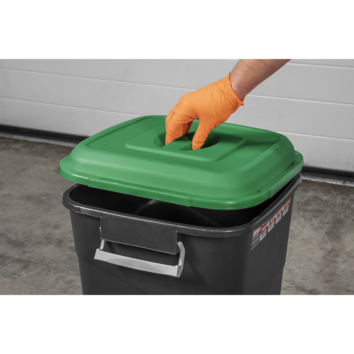 Sealey Refuse/Storage Bin 75L - Green BM75G