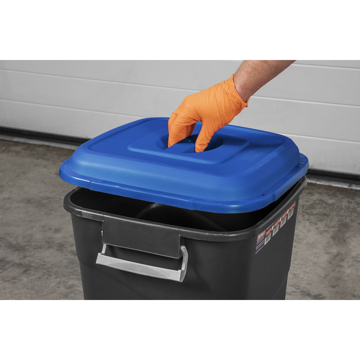 Sealey Refuse/Storage Bin 95L - Blue - Image 8