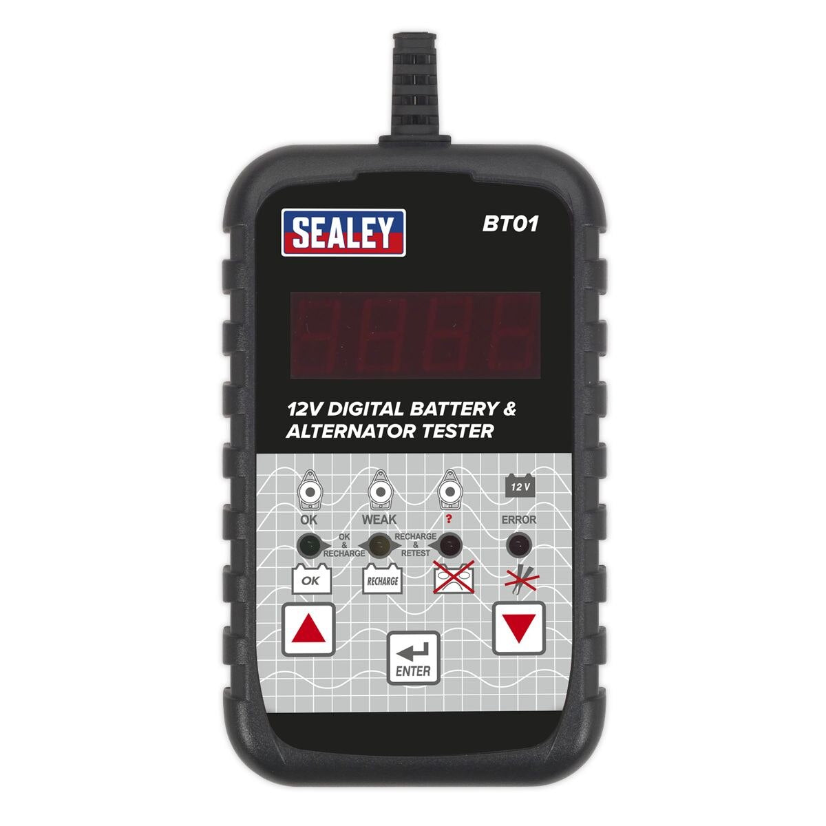 Sealey Digital Battery & Alternator Tester 12V - Image 2