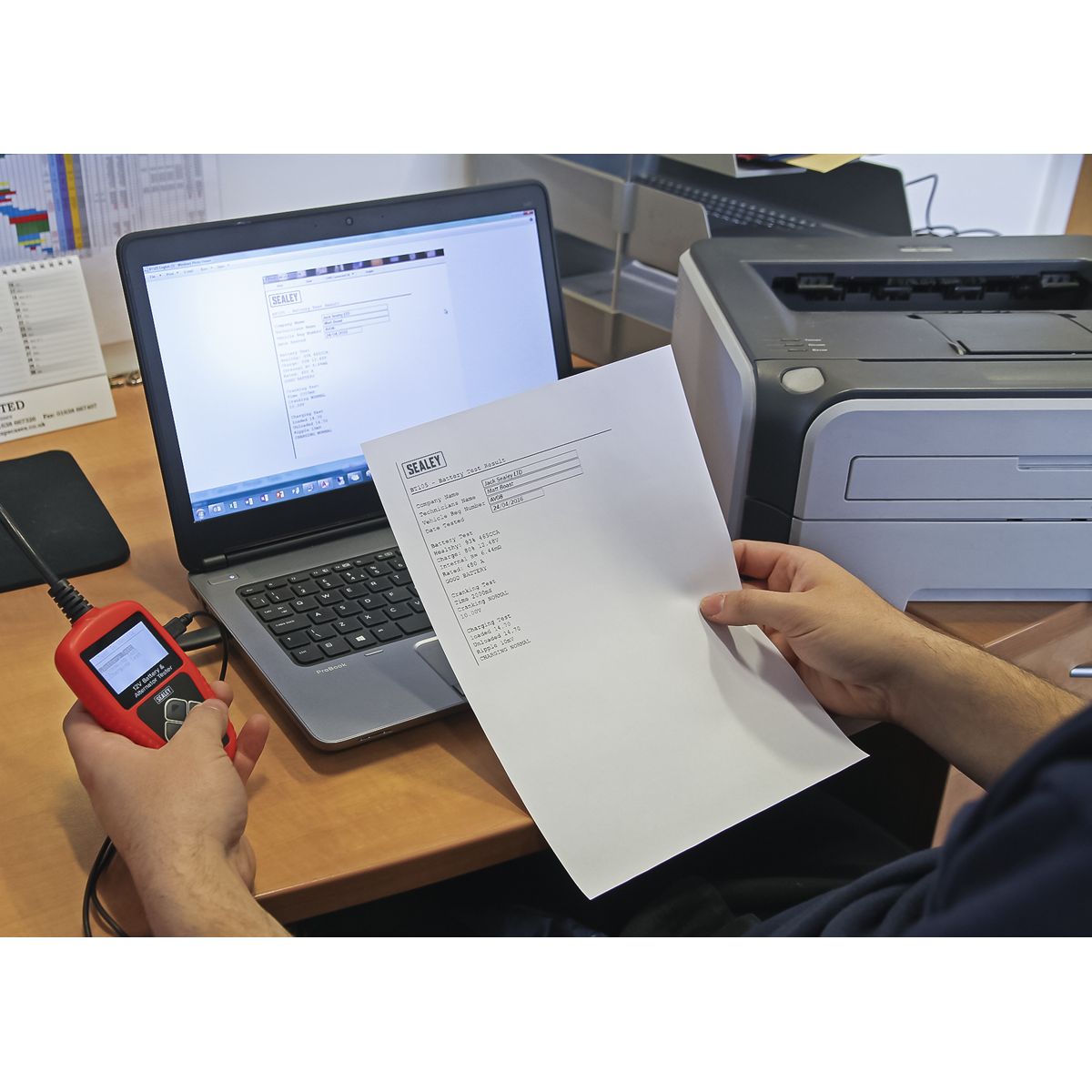 Sealey Digital Battery & Alternator Tester 12V - Image 3