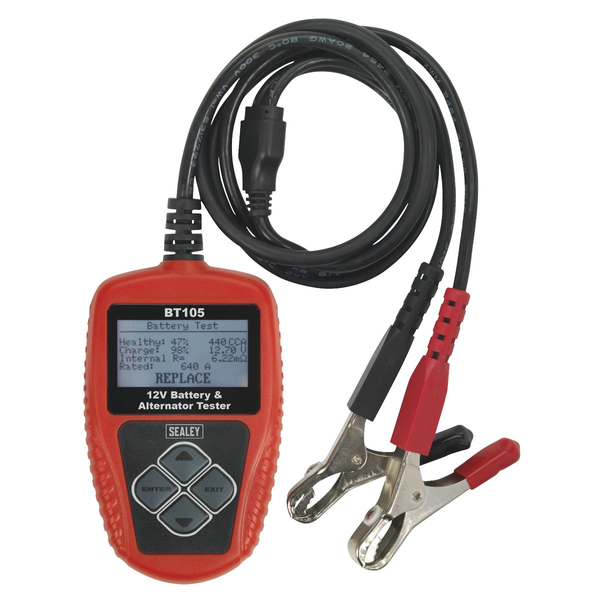 Sealey Digital Battery & Alternator Tester 12V - Image 6