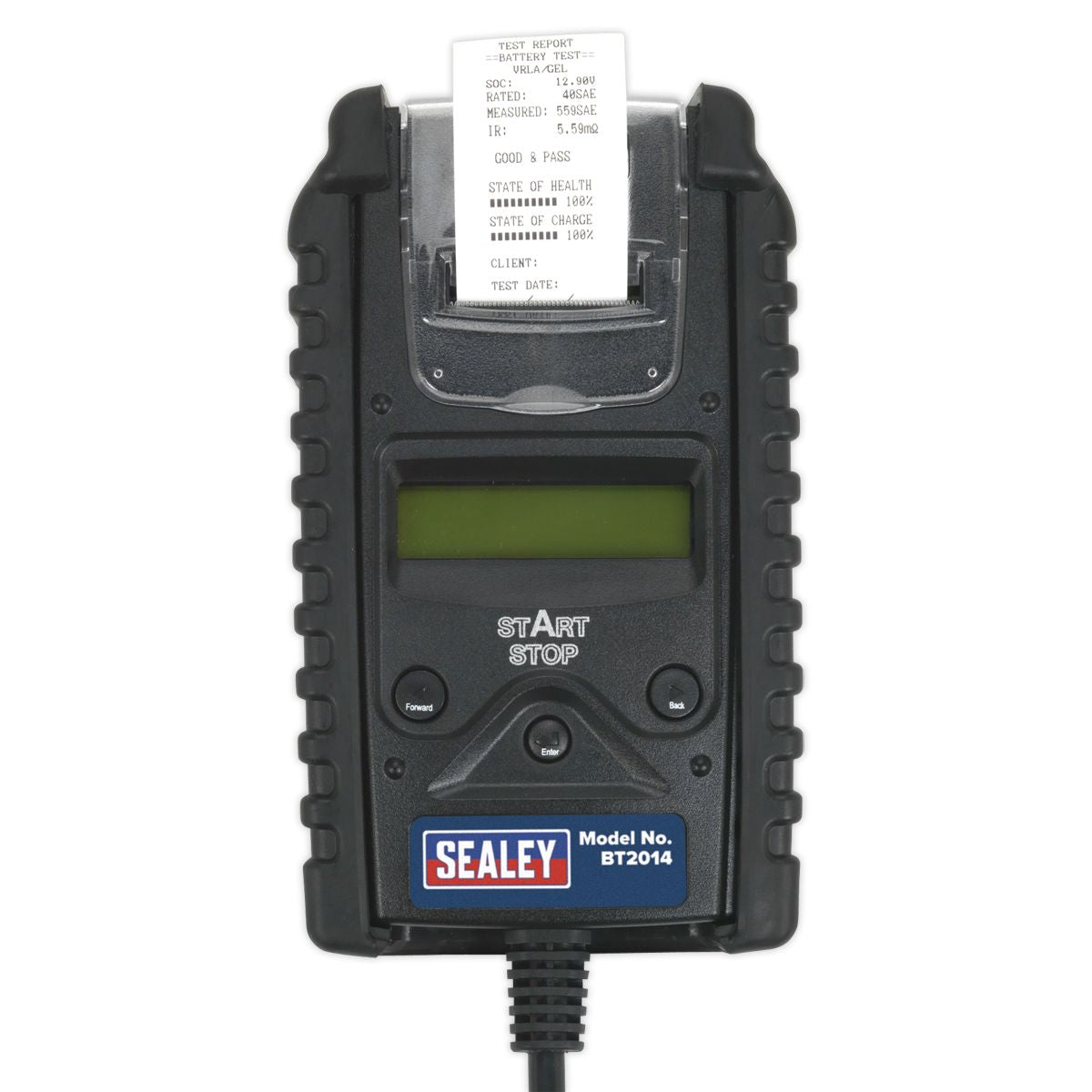 Sealey Digital Start/Stop Battery & Alternator Tester with Printer 6/12/24V - Image 4