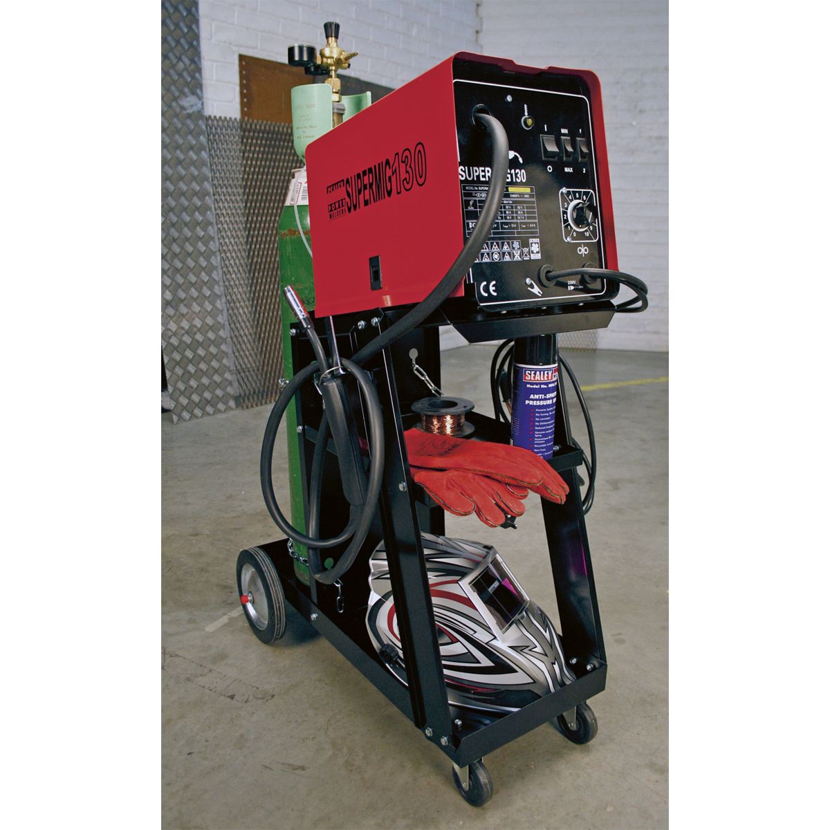 Sealey Universal Trolley for Portable MIG Welders - Image 4