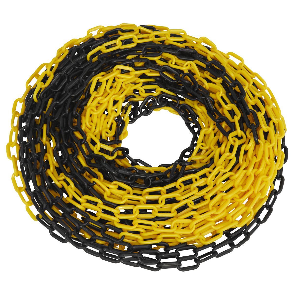 Sealey Safety Chain 25m x 6mm - Black/Yellow - Image 1