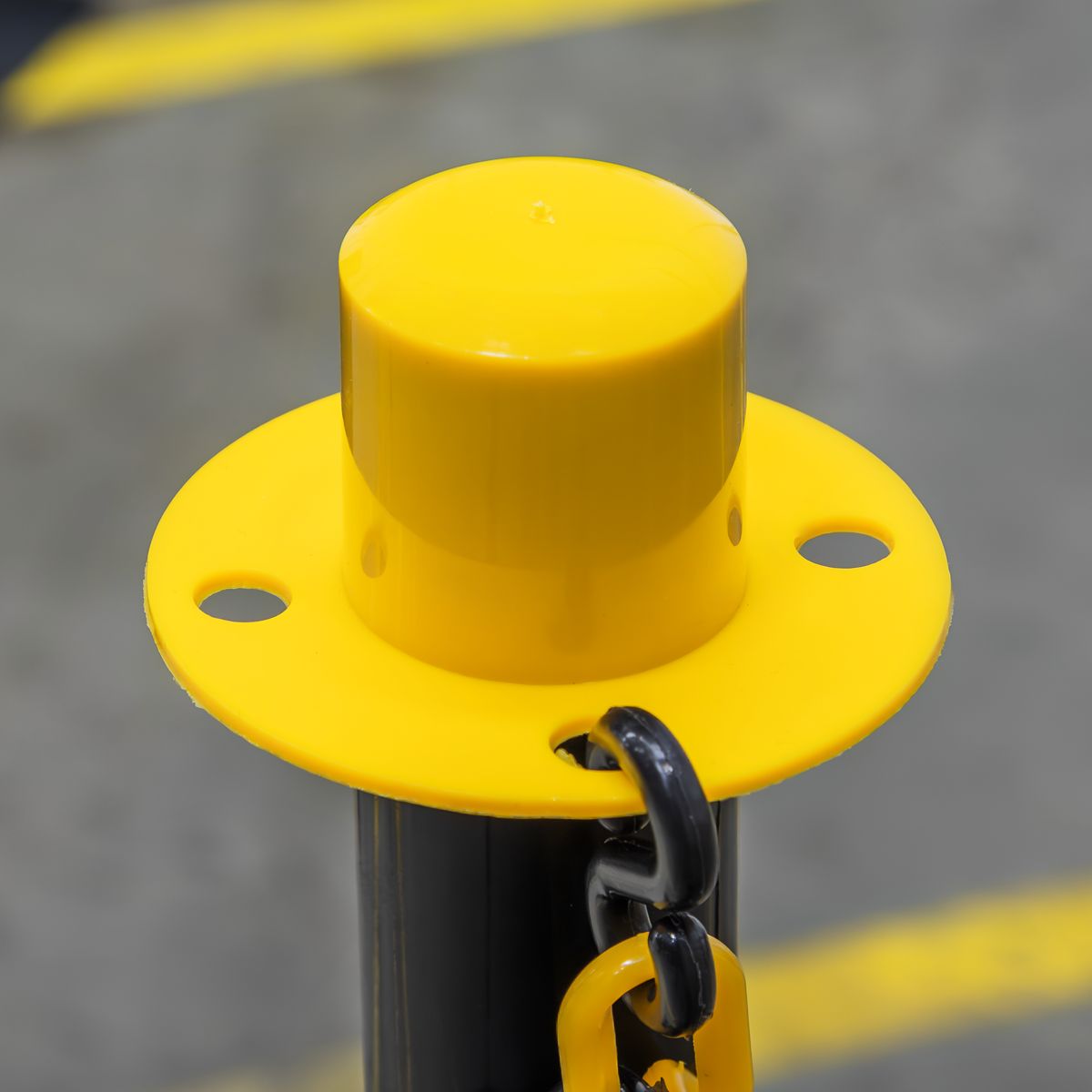 Sealey Post & Chain Kit 25m - Black/Yellow - Image 6