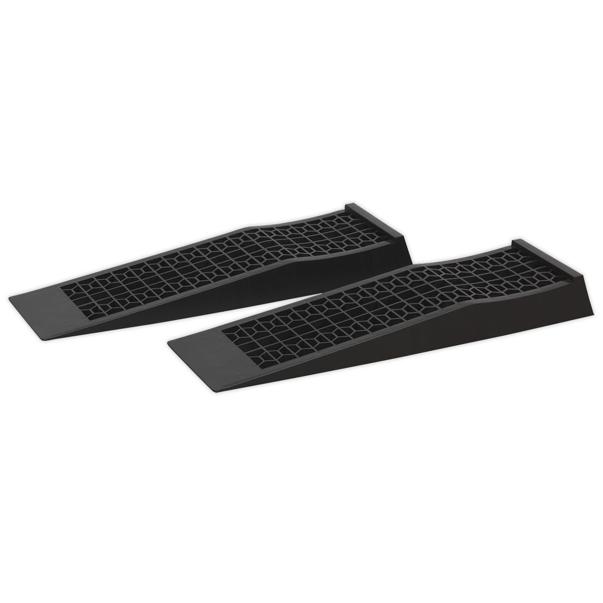 Sealey Car Ramps Low Profile 1.5 Tonne Capacity per Ramp 3 Tonne Capacity per Pair - Image 1