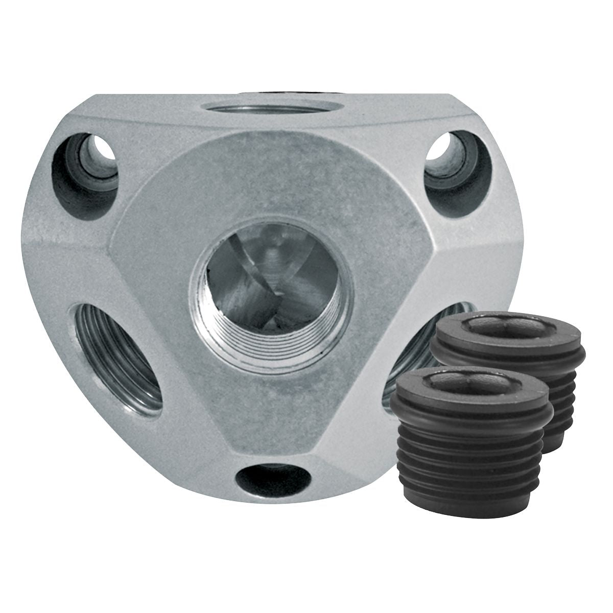 Sealey Speedfit Wall Box 3 x 1/2" BSP Connection - Image 1