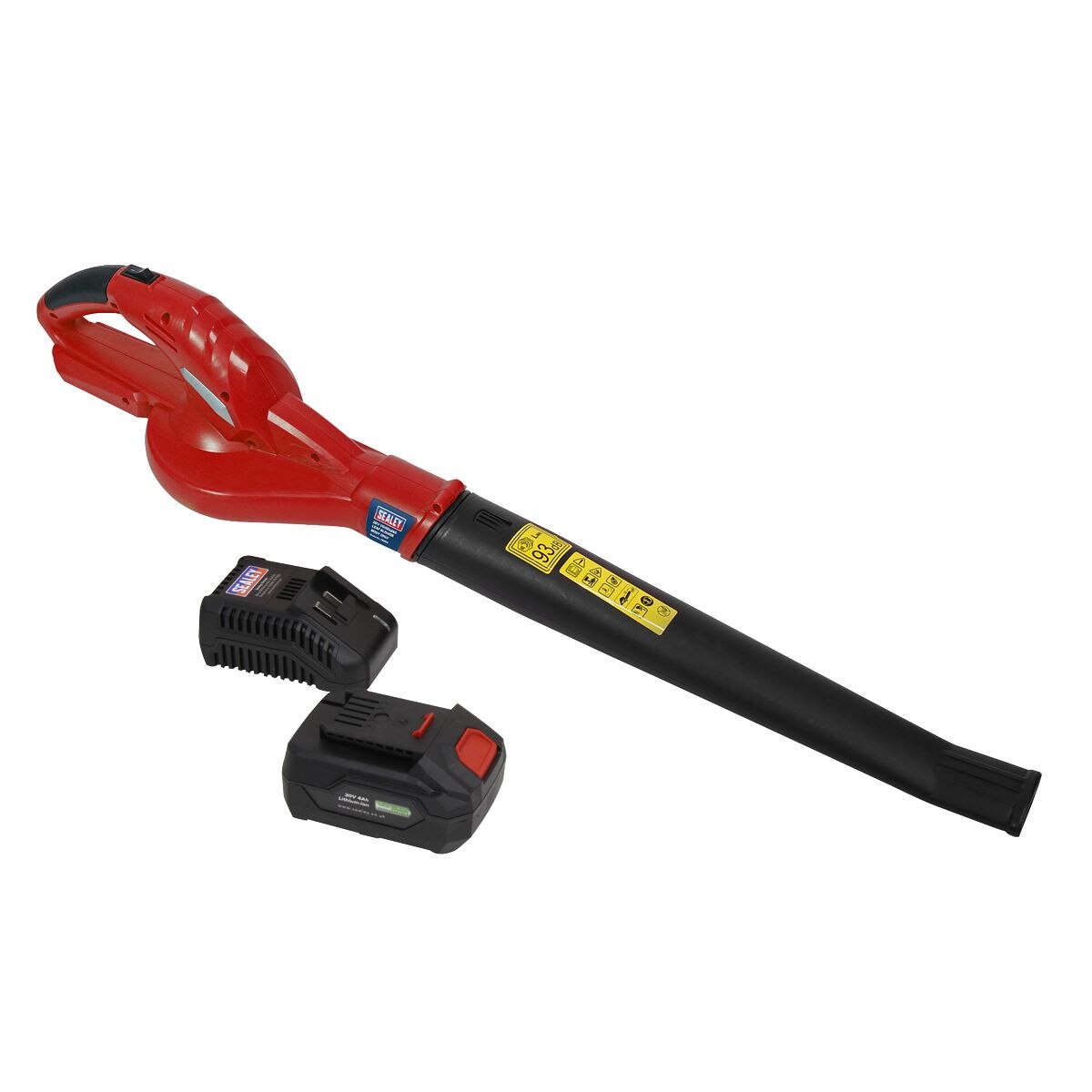 Sealey SV20 Series Cordless Leaf Blower with 20V 4Ah Battery & Charger - Image 3