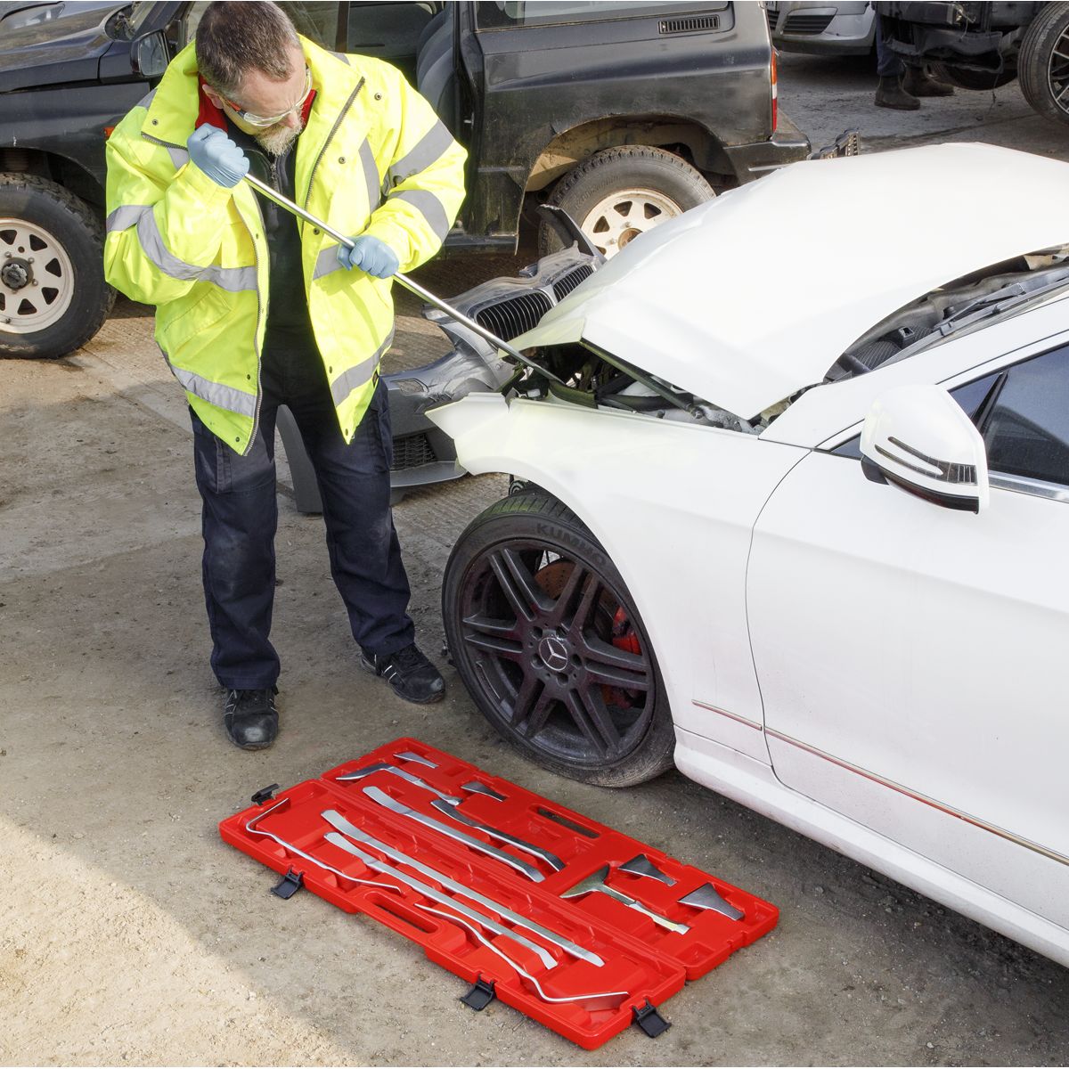 Sealey Body Panel Levering/Separating Tool Set 13pc - Image 2