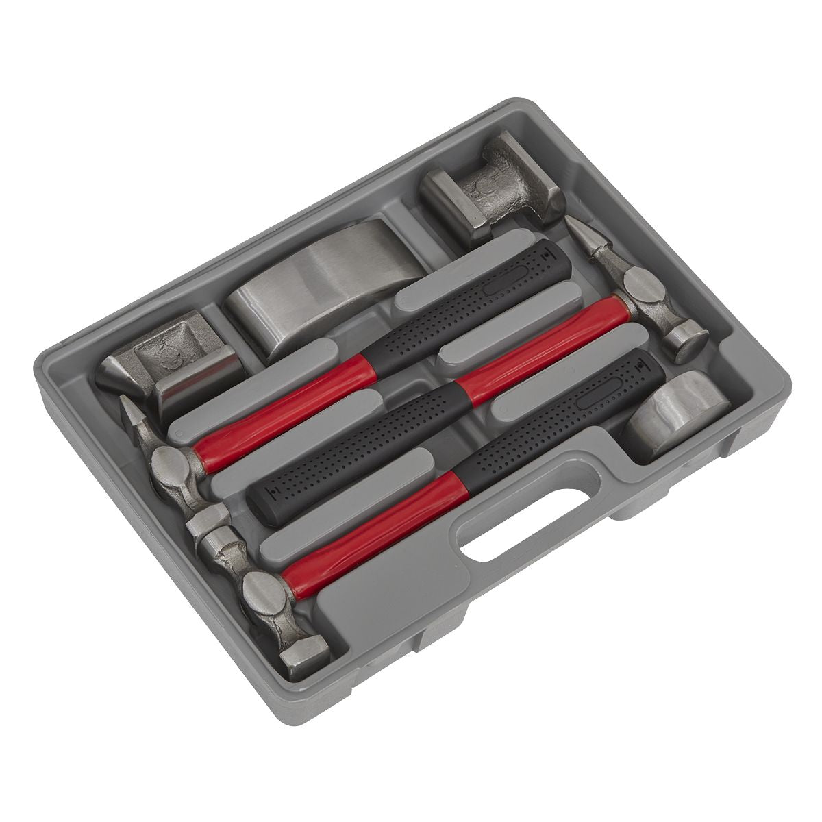 Sealey Drop-Forged Panel Beating Set with Fibreglass Shafts 7pc - Image 5