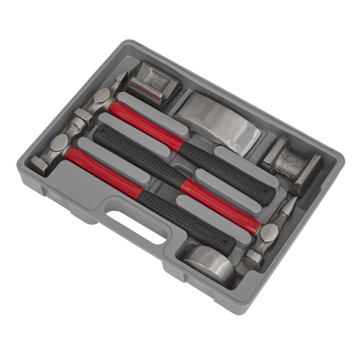 Sealey Drop-Forged Panel Beating Set with Fibreglass Shafts 7pc - Image 6