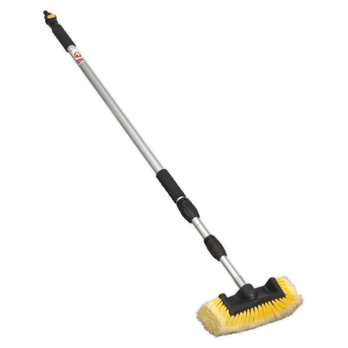 Sealey 5-Sided Flo-Thru Brush with 3m Telescopic Handle - Image 1
