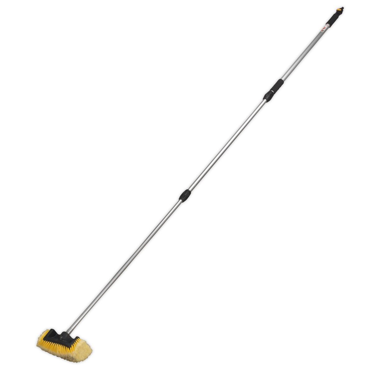 Sealey 5-Sided Flo-Thru Brush with 3m Telescopic Handle - Image 2