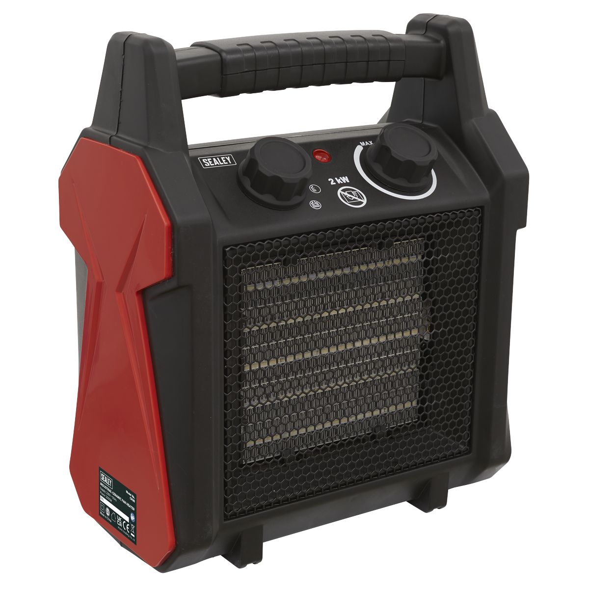 Sealey Industrial Ceramic Fan Heater 2000W - Image 1
