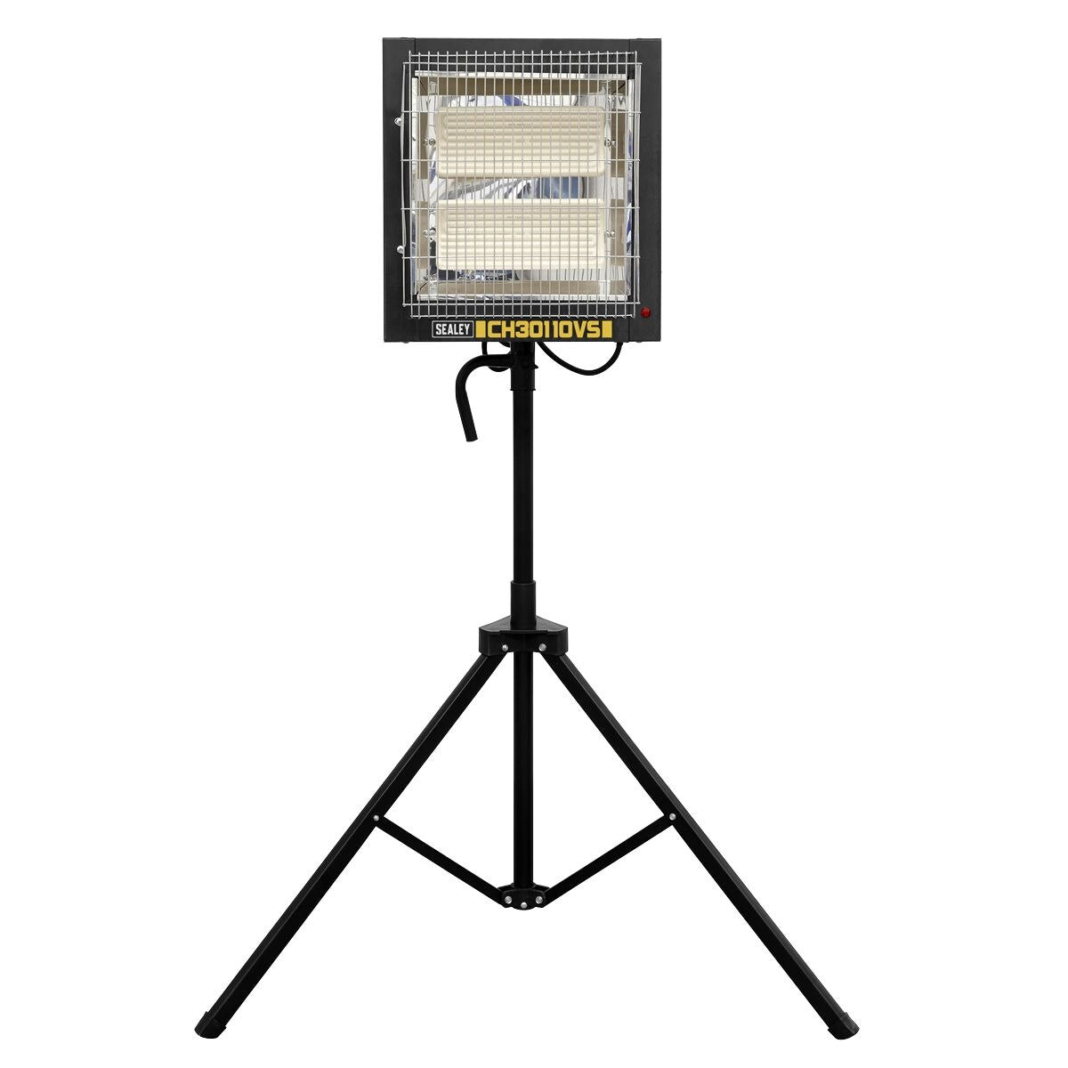 Sealey Ceramic Heater with Tripod Stand 1.2/2.4kW, 110V - Image 5