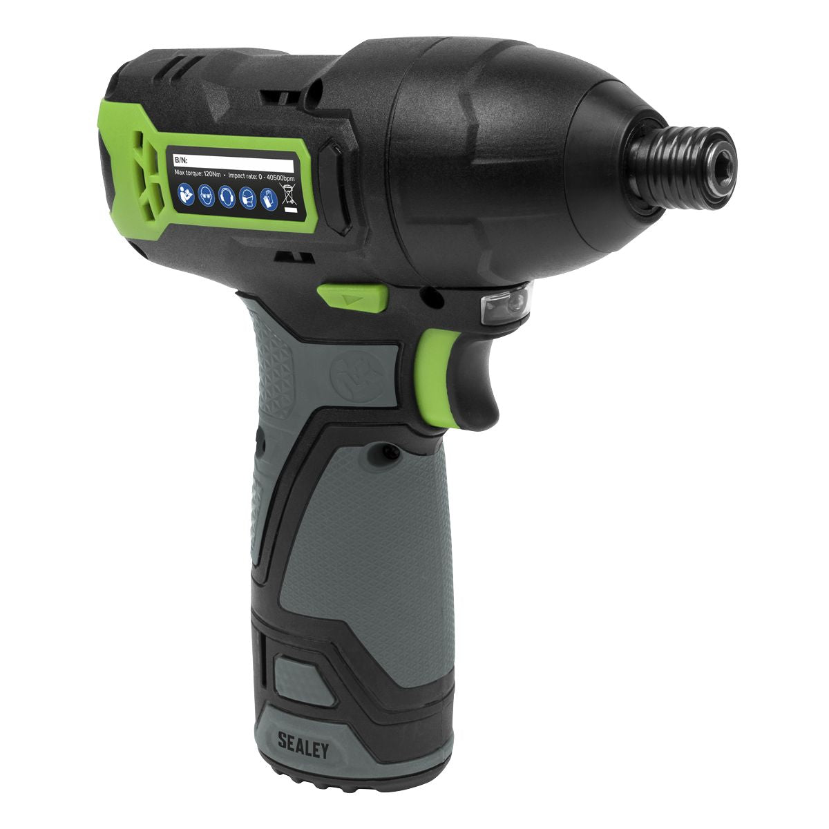 Sealey SV10.8 Series 1/4"Hex Drive Cordless Impact Driver Kit 10.8V 2Ah - Image 4