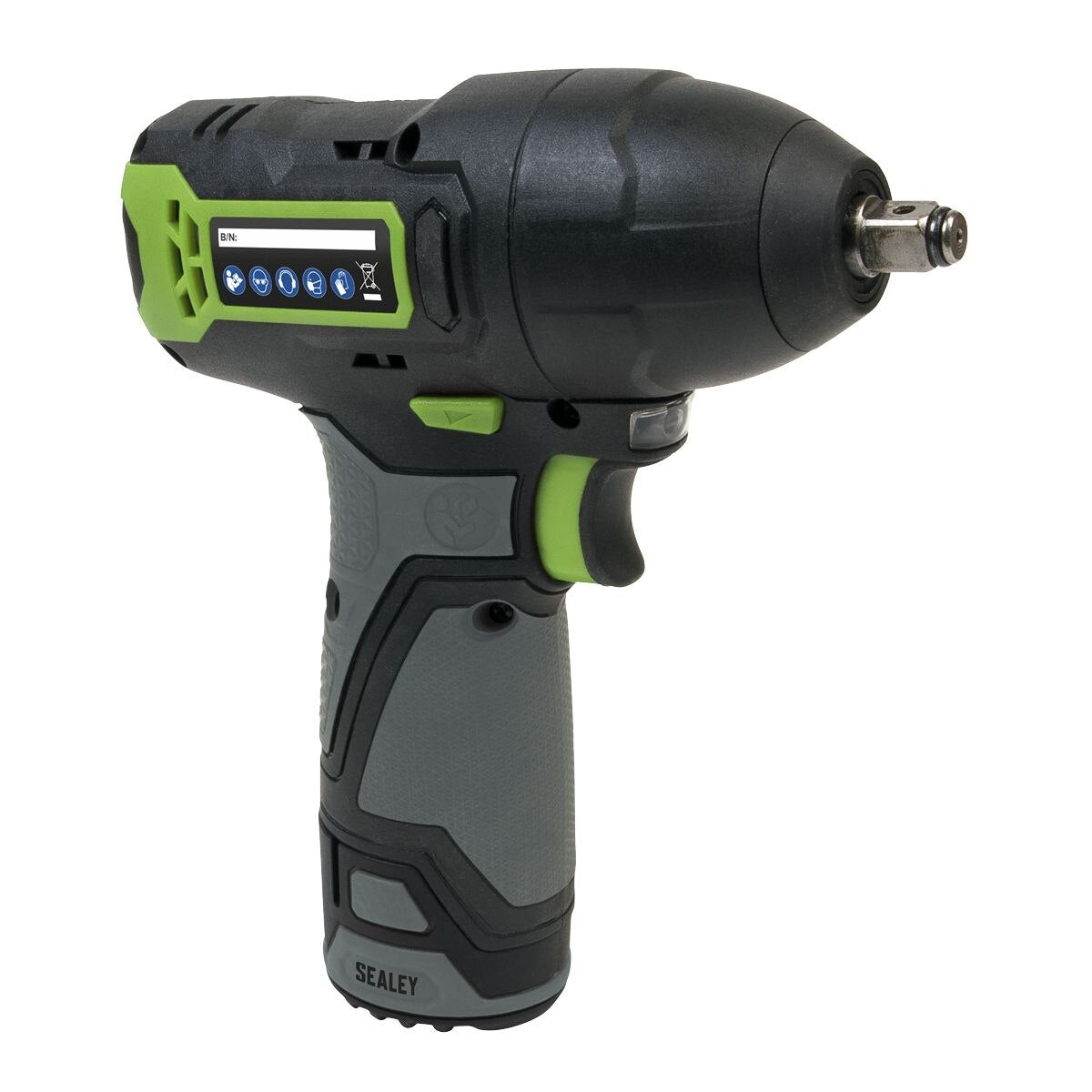 Sealey SV10.8 Series 3/8"Sq Drive Cordless Impact Wrench 10.8V - Body Only - Image 7