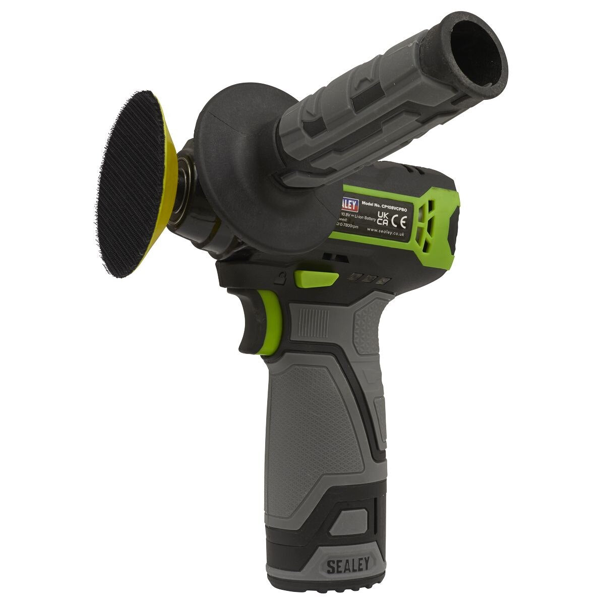Sealey SV10.8 Series 75mm Cordless Polisher 10.8V - Body Only - Image 2