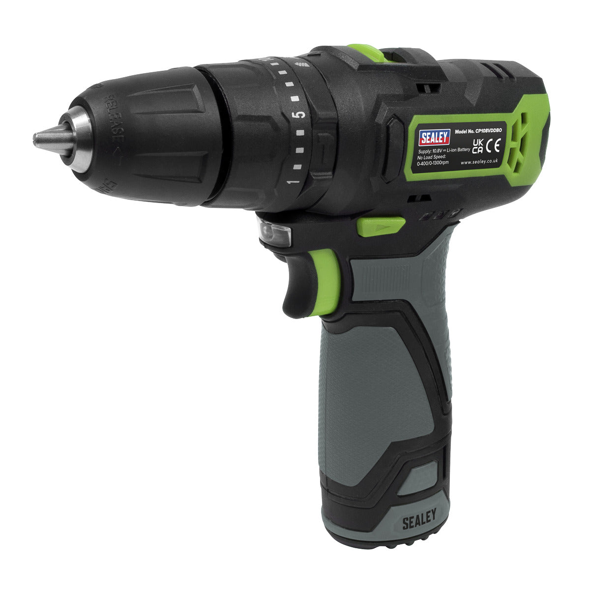 Sealey SV10.8 Series 10mm Cordless Combi Drill Kit 10.8V 2Ah CP108VDD