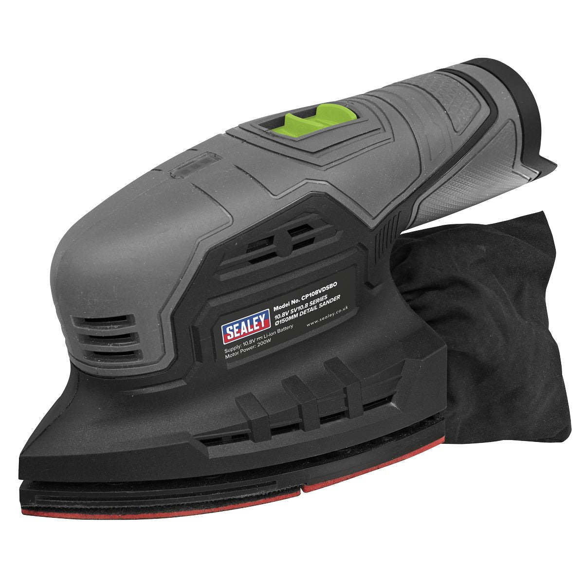 Sealey SV10.8 Series 150mm Cordless Detail Sander 10.8V - Body Only - Image 4