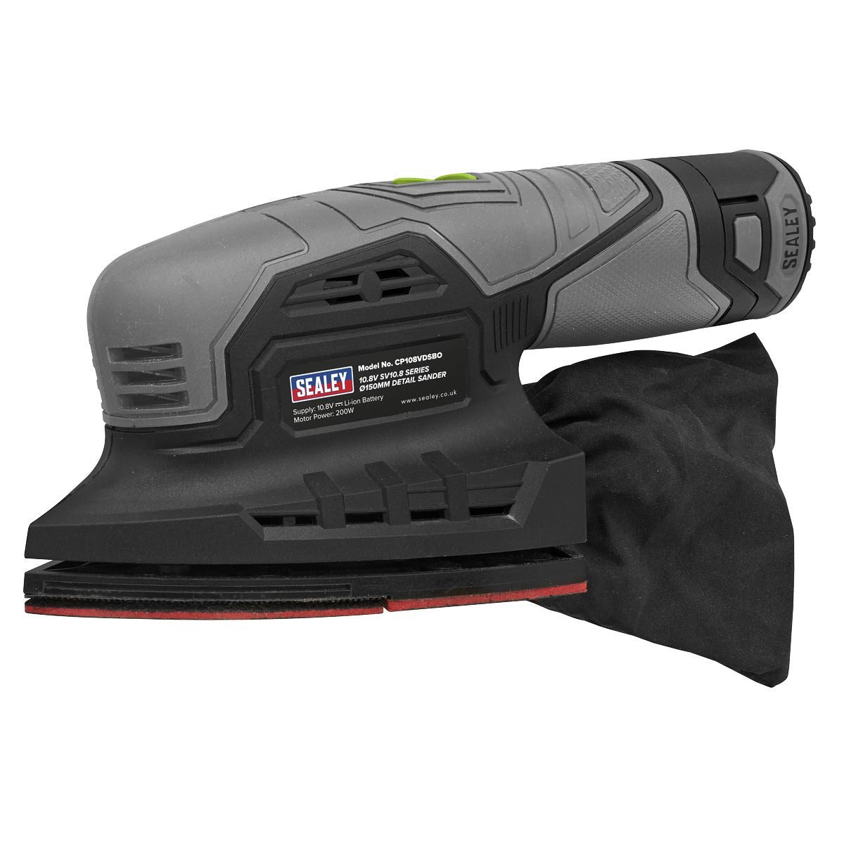 Sealey SV10.8 Series 150mm Cordless Detail Sander 10.8V - Body Only - Image 8