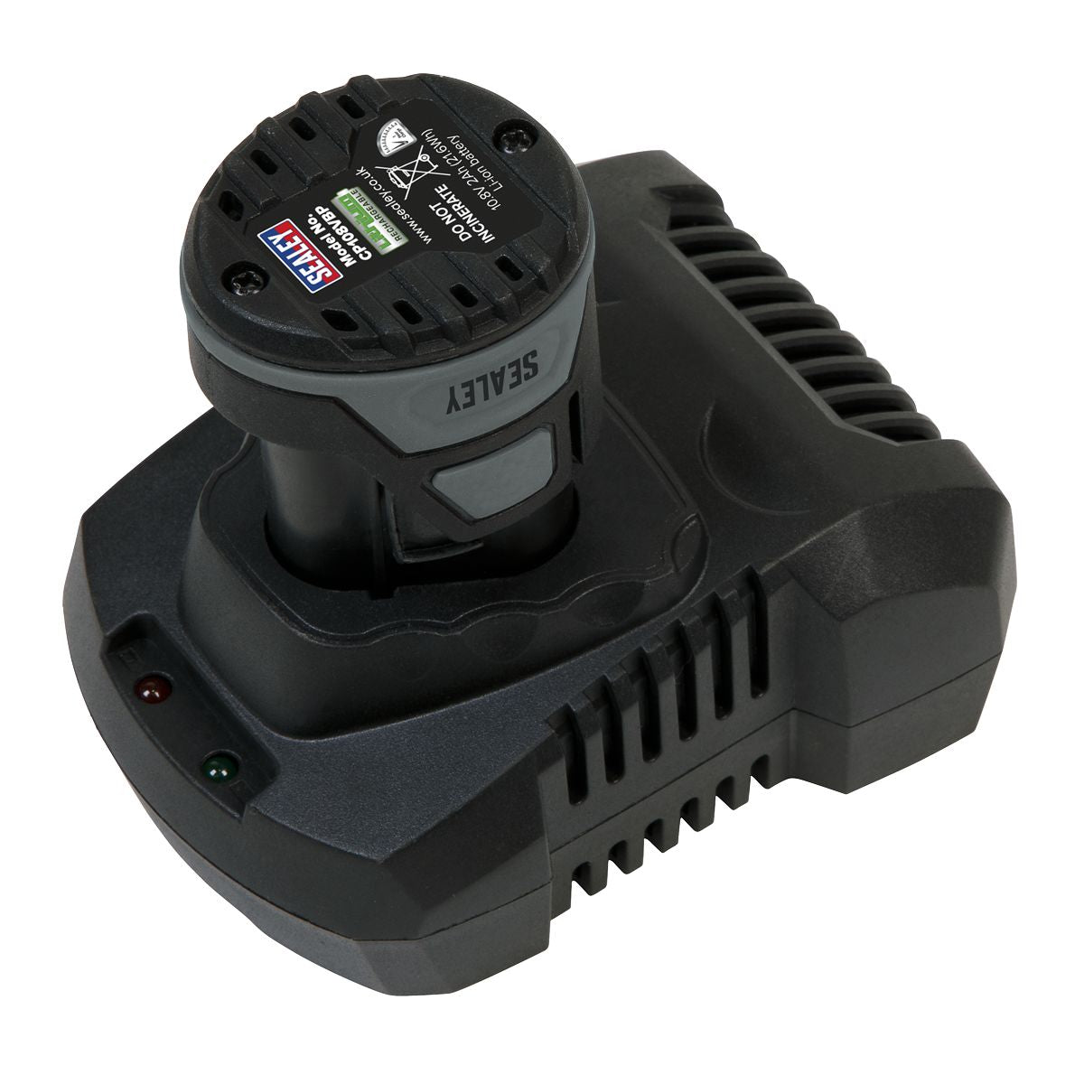 Sealey SV10.8 Series Cordless SDS Plus Rotary Hammer Drill Kit 10.8V 2Ah - Image 9