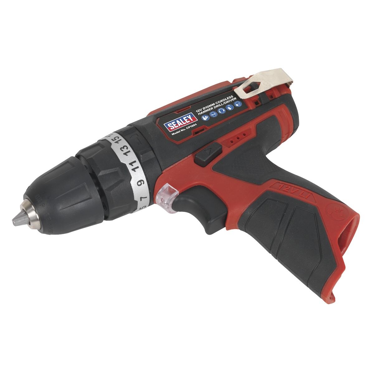 Sealey SV12 Series 10mm Cordless Combi Drill 12V - Body Only - Image 3