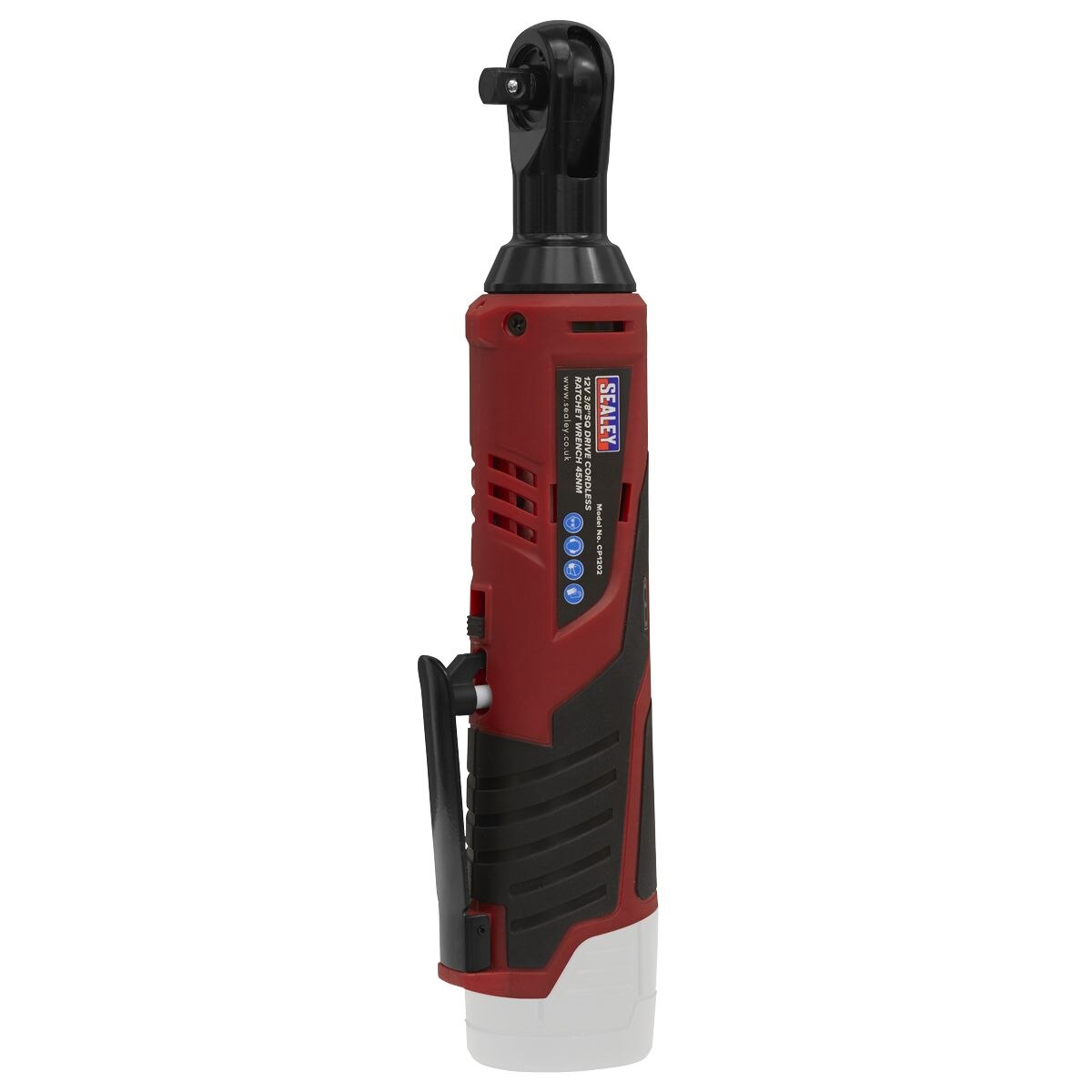 Sealey SV12 Series 3/8"Sq Drive Cordless Ratchet Wrench 12V - Body Only - Image 5