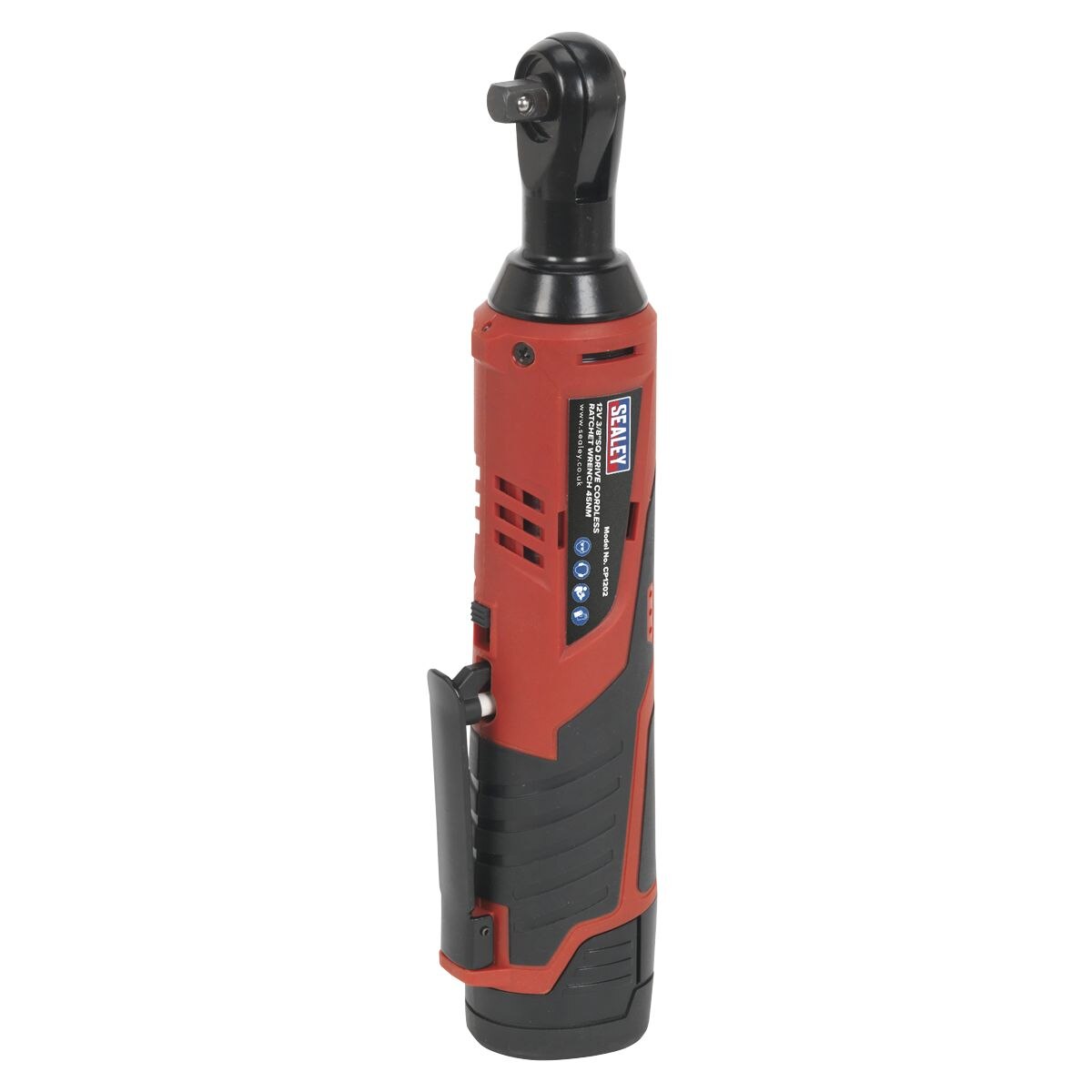 Sealey SV12 Series 3/8"Sq Drive Cordless Ratchet Wrench 12V - Body Only - Image 7