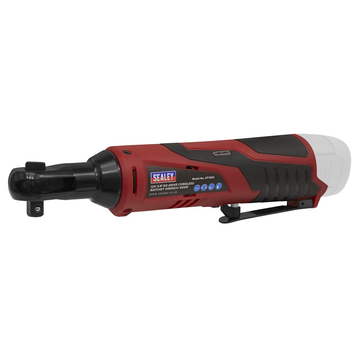 Sealey SV12 Series 3/8"Sq Drive Cordless Ratchet Wrench Kit 12V 1.5Ah - 2 Batteries - Image 5