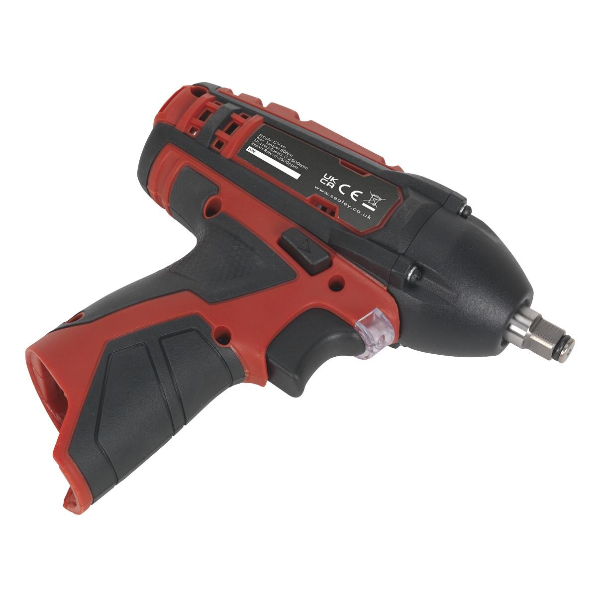 Sealey SV12 Series 3/8"Sq Drive Cordless Impact Wrench 12V - Body Only - Image 3