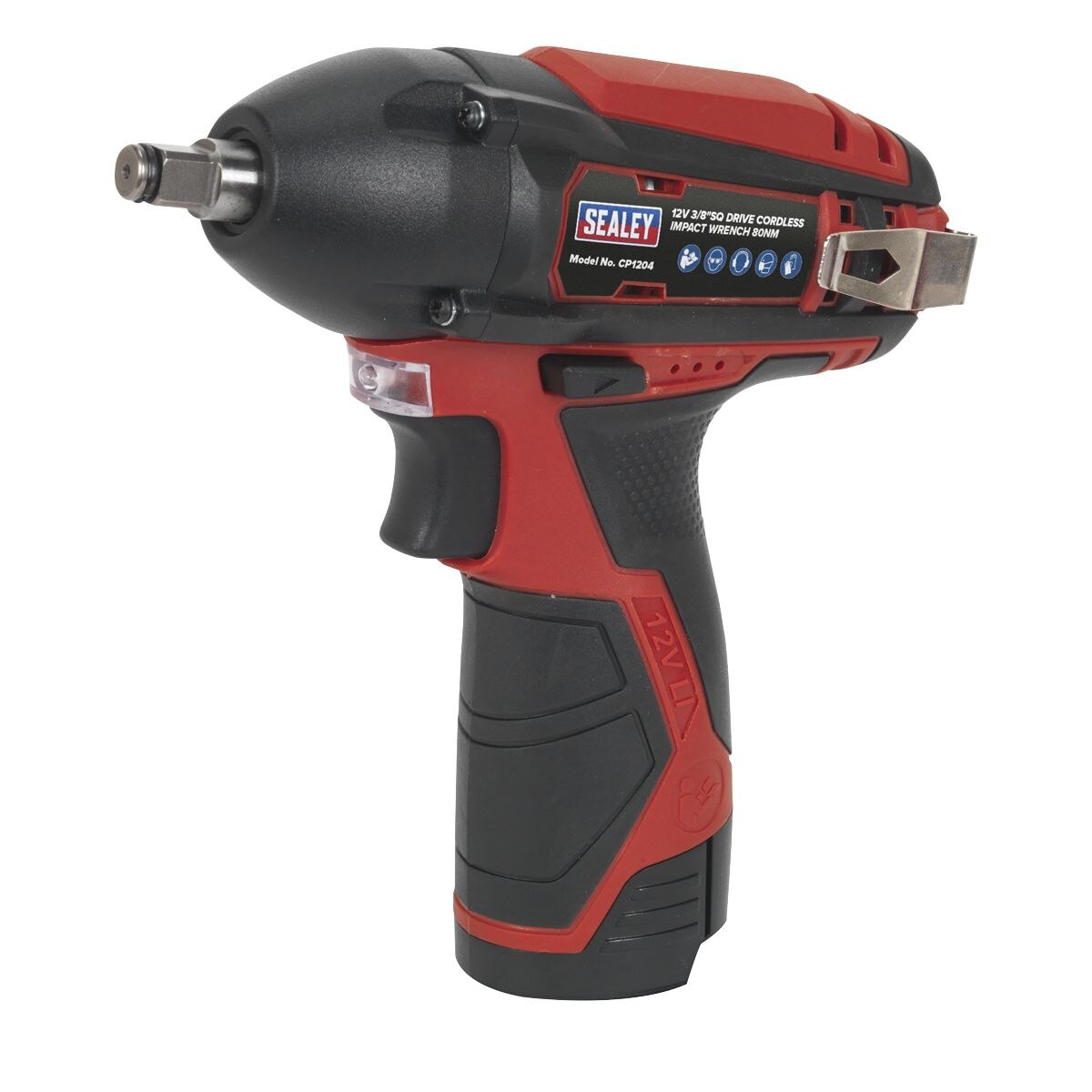 Sealey SV12 Series 3/8"Sq Drive Cordless Impact Wrench 12V - Body Only - Image 4