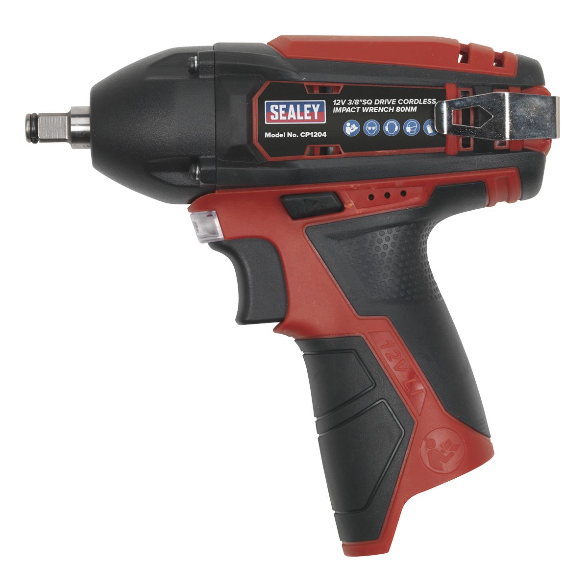 Sealey SV12 Series 3/8"Sq Drive Cordless Impact Wrench 12V - Body Only - Image 9