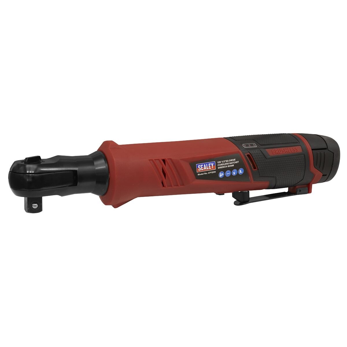 Sealey SV12 Series 1/2"Sq Drive Cordless Ratchet Wrench 12V - Body Only - Image 7