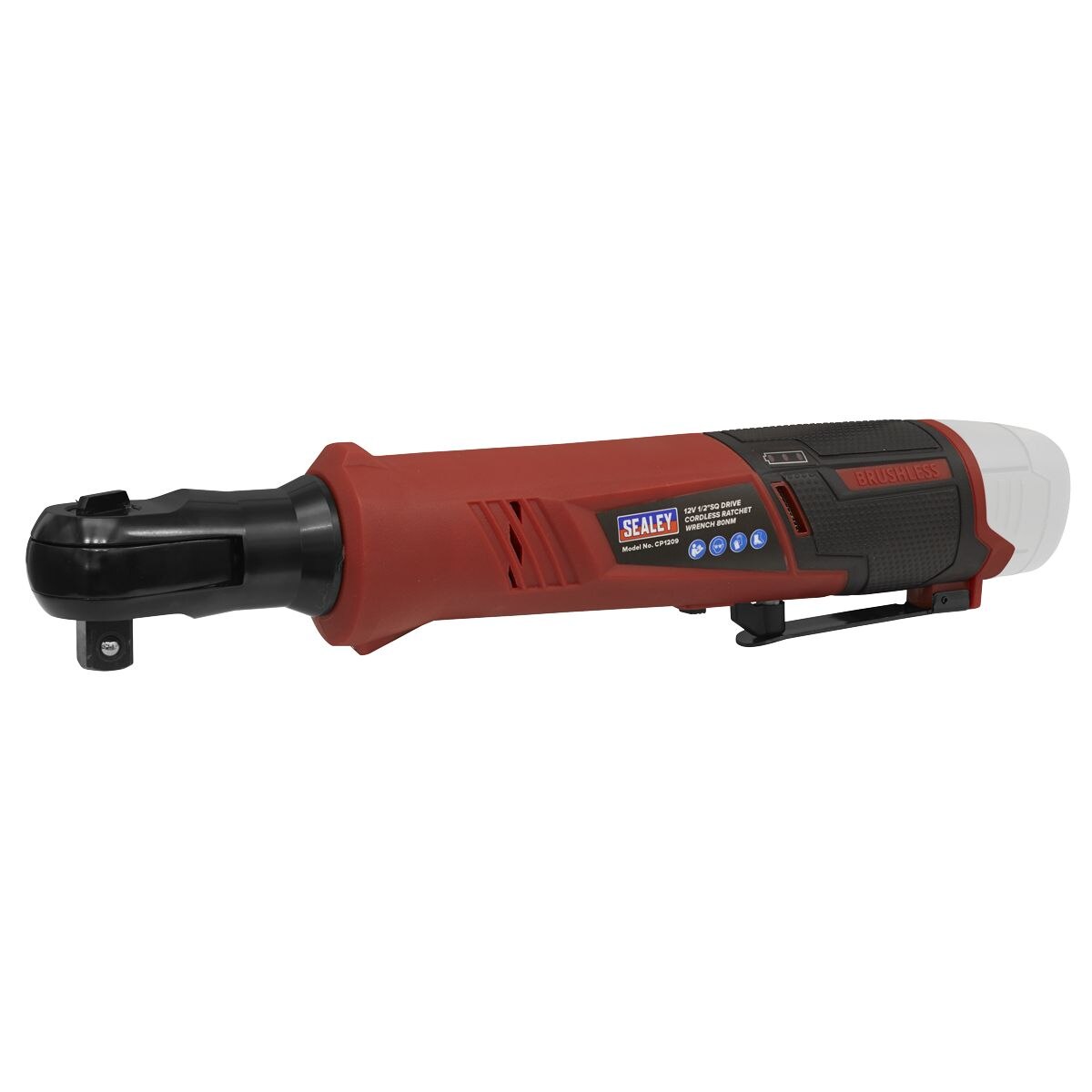 Sealey SV12 Series 1/2"Sq Drive Cordless Ratchet Wrench Kit 12V - 2 Batteries - Image 3