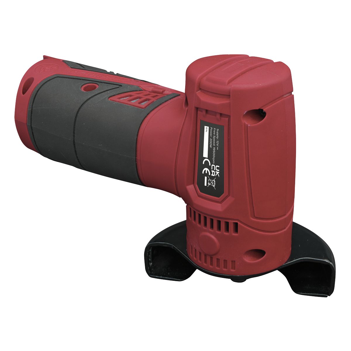 Sealey SV12 Series 75mm Cordless Angle Grinder 12V - Body Only - Image 4