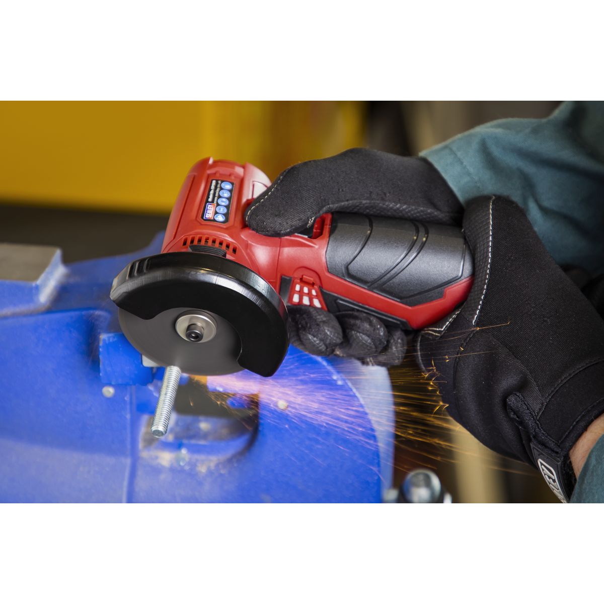 Sealey SV12 Series 75mm Cordless Angle Grinder 12V - Body Only - Image 7