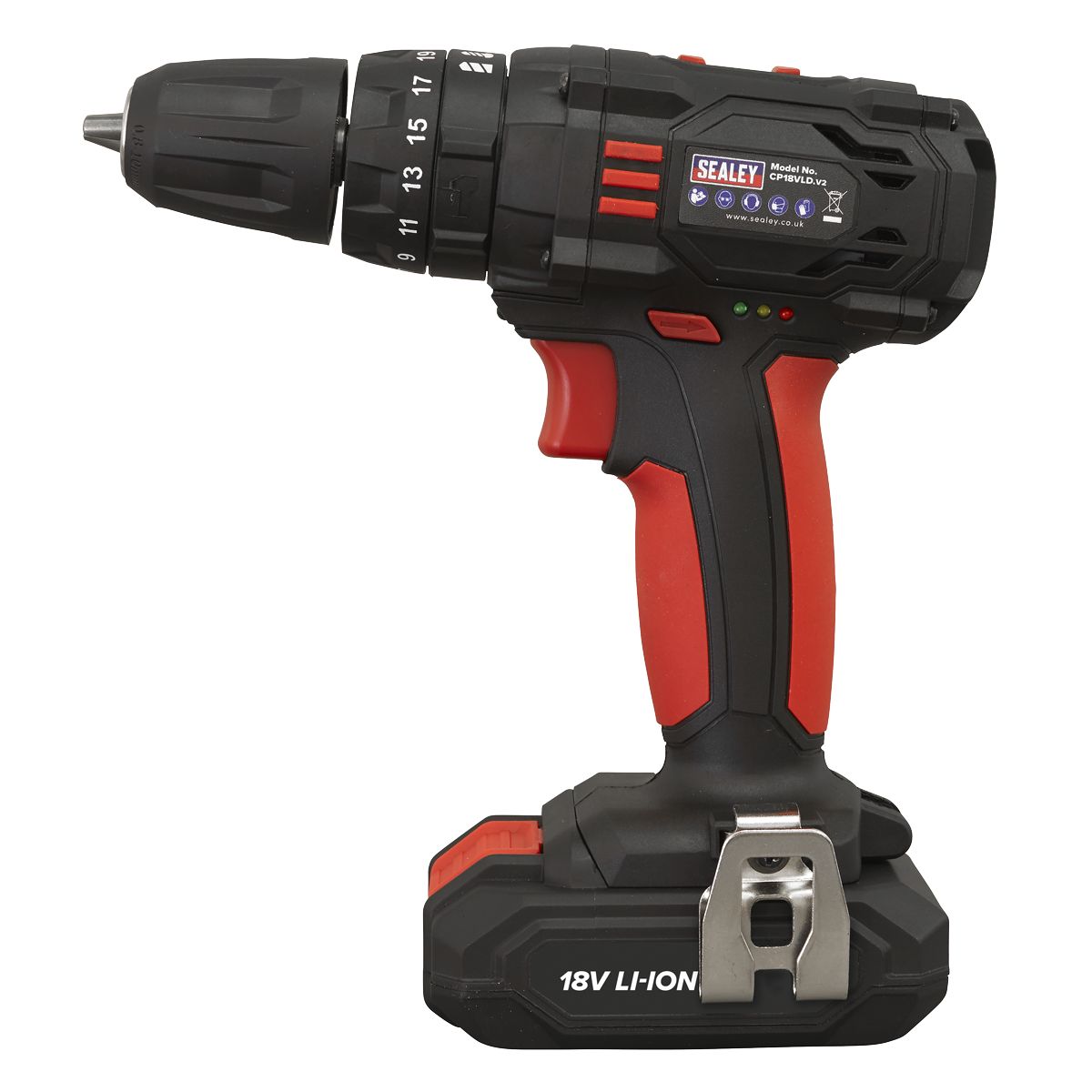 Sealey 10mm Cordless Combi Drill 18V - Image 3