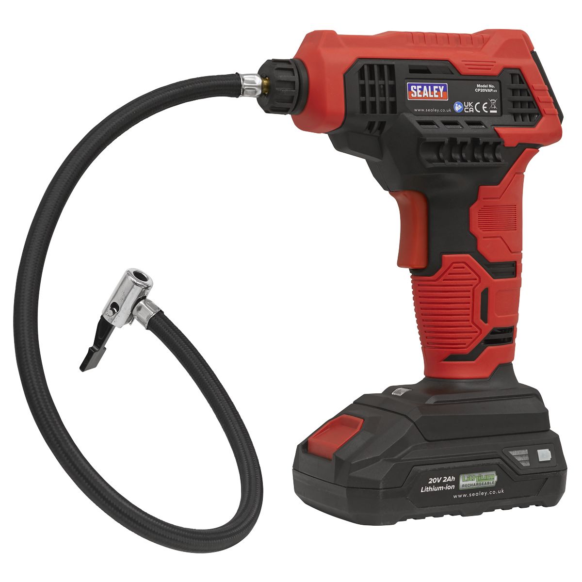 Sealey SV20 Series Cordless Tyre Inflator 20V - Body Only - Image 4